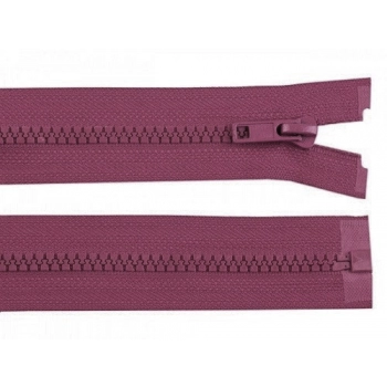 zamek blyskawiczny do kurtki bluzy 45cm bordowy rozdzielczy suwak