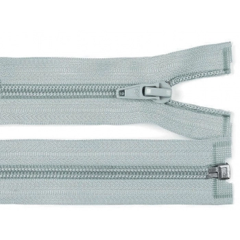 zamek blyskawiczny do kurtki bluzy 60cm szary niebieski rozdzielczy suwa