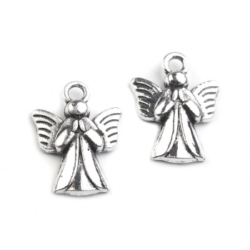 Zawieszka charms ANIOŁEK 15x20mm / 20 szt.