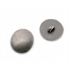 Guzik metalowy 15mm / CIEMNY SREBRNY