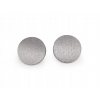 Guzik metalowy z reliefem 25mm / SREBRNY