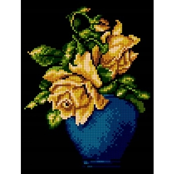 Kanwa KWIATY W WAZONIE 18x24