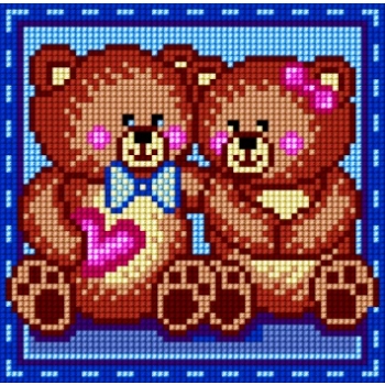 Kanwa DWA MISIE 15x15